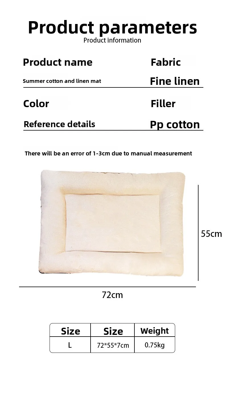 Cama de dormir transpirable para verano