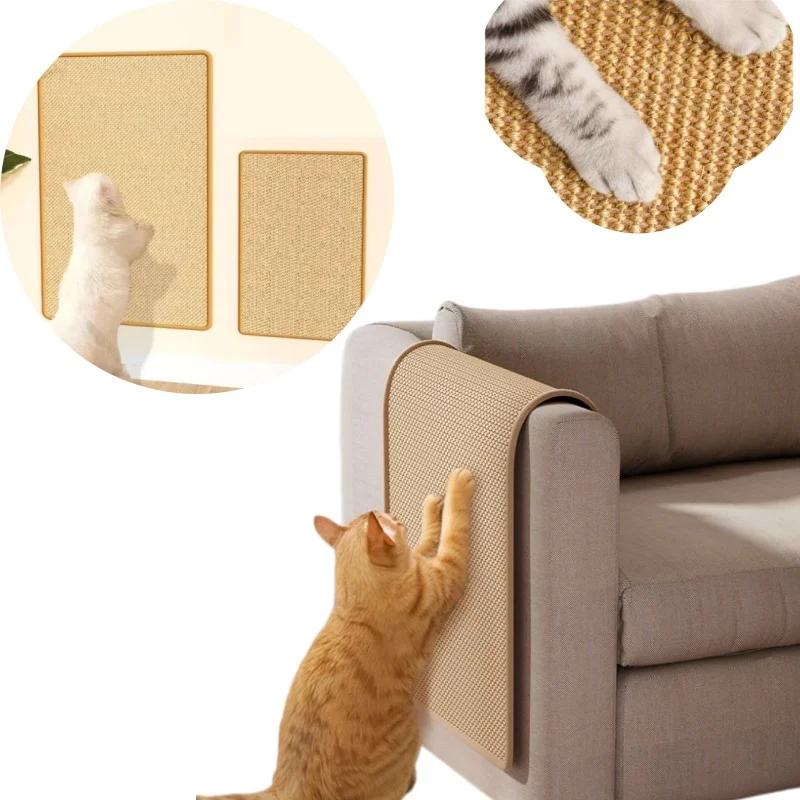 Almohadillas de sisal autoadhesivas para gatos – Rascador para sofá y pared - imagen 2