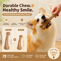 Hueso masticable duradero con limpieza dental para perros y cachorros