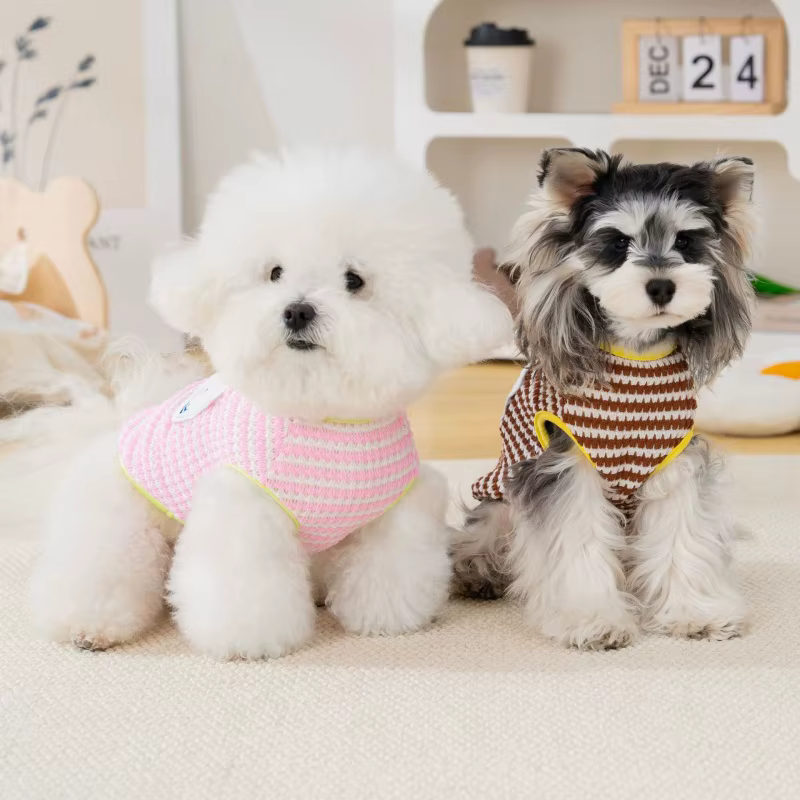 Chaleco veraniego de malla para perros y gatos con dibujos animados - imagen 2