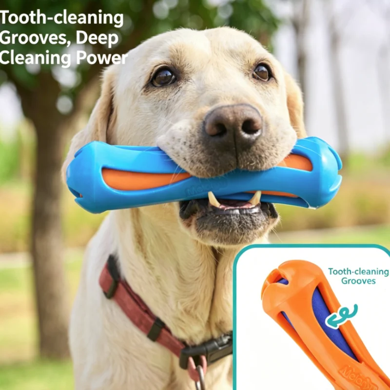 Juguete acuático para perros masticable resistente, flotador - imagen 5