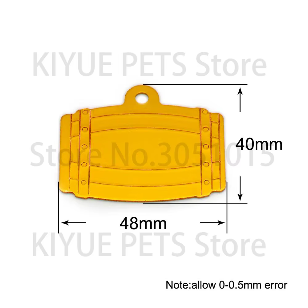 Placas de identificación grabadas personalizadas para perros y gatos - imagen 2