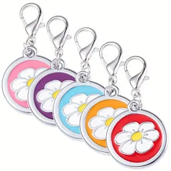 Placa identificativa personalizada para perros y gatos - Diseño margarita