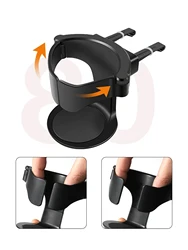 Portavasos multifuncional para coche: soporte para bebidas y latas