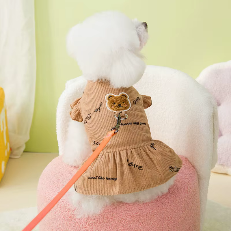 Vestido de oso para perros y gatos con anilla D - imagen 2