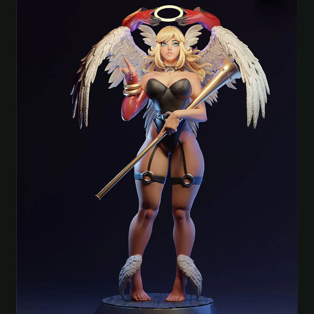 Figura Resina 1/24 Chica Sexy – Kit Miniatura GK Impresa 3D, Muñeca DIY Sin Pintar - imagen 4