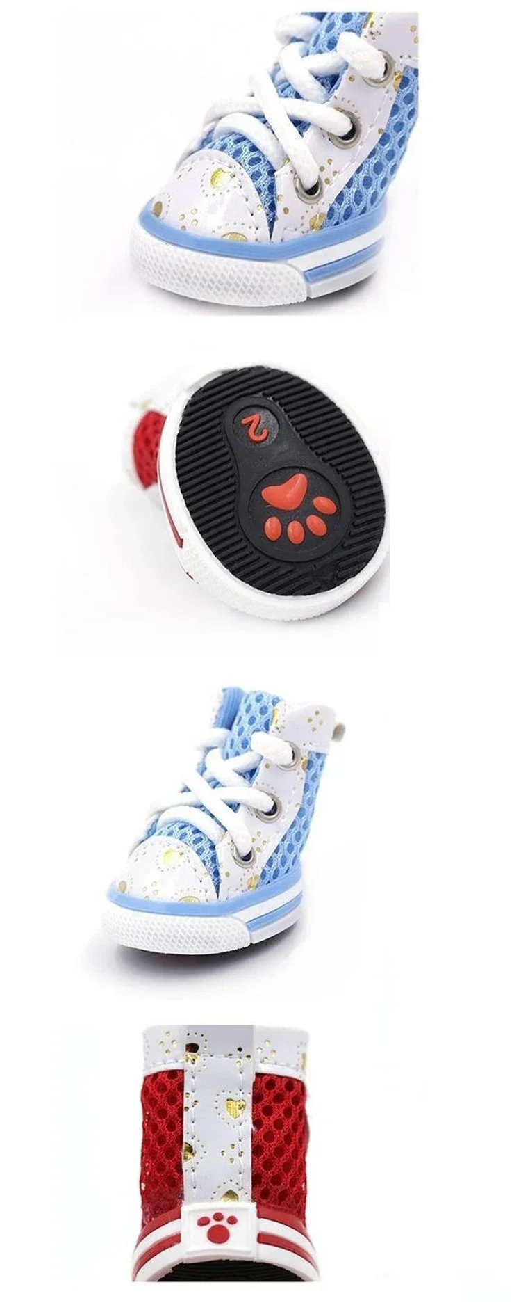 Conjunto de cuatro botines