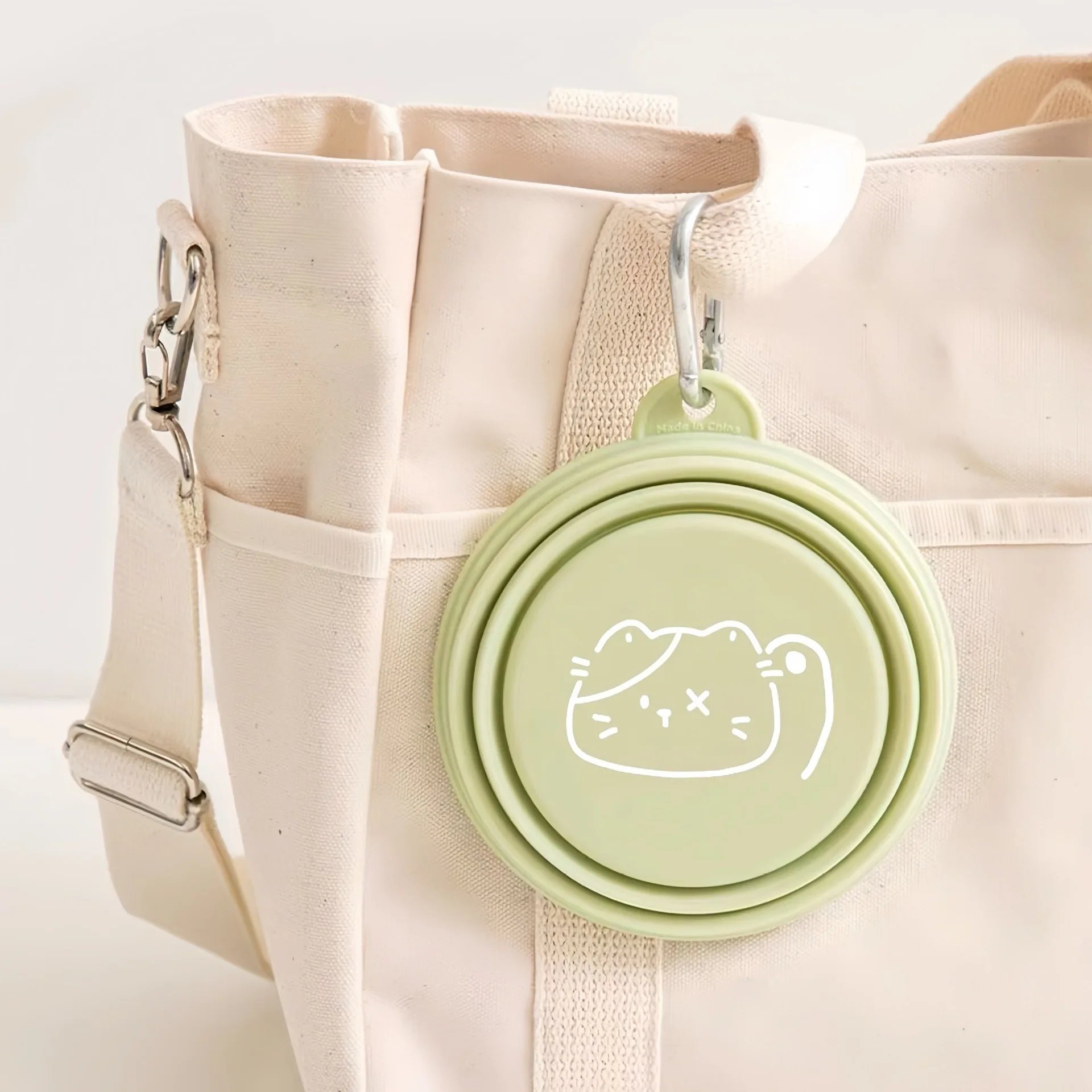 Cuenco plegable para beber al aire libre: perros y gatos portátil