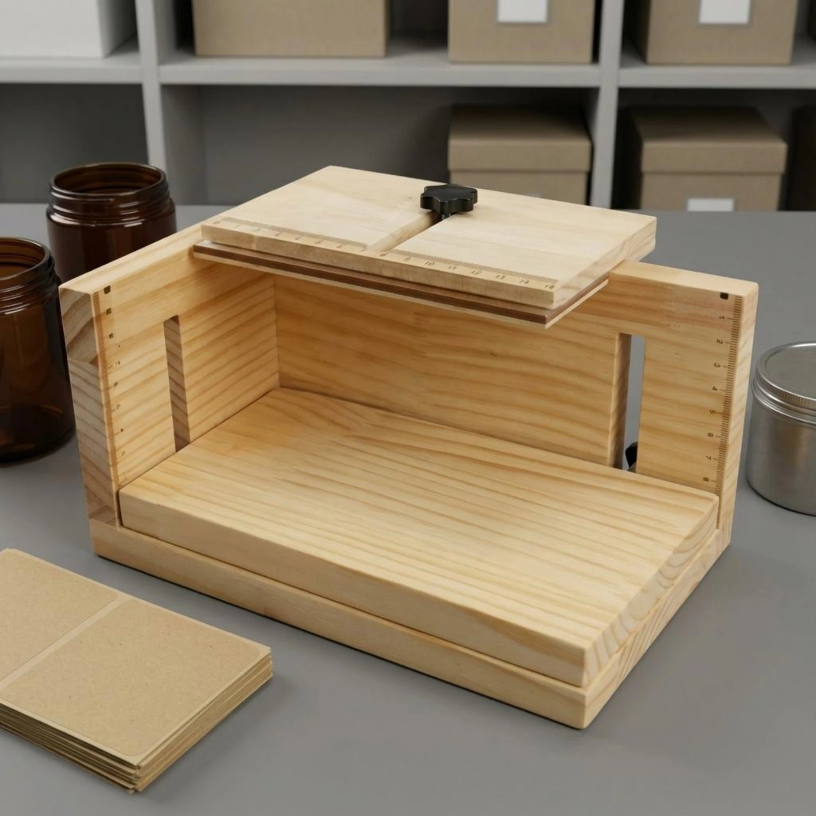 Soporte de etiquetas en madera para mesa, gatos y perros - imagen 5