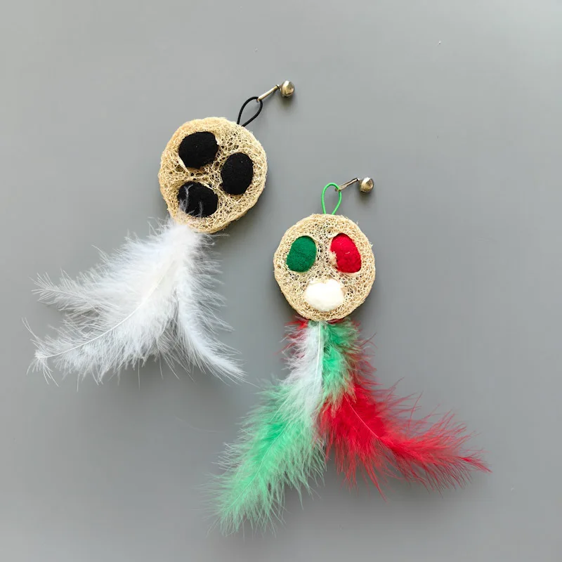 Varita interactiva con plumas para gatos – Juguete de ejercicio - imagen 2