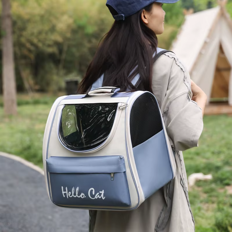 Mochila transportadora para gatos – Plegable, transpirable y segura - imagen 5