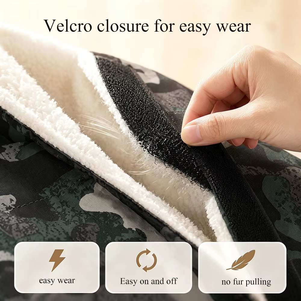 Mono cálido de invierno con camuflaje para perros y gatos - imagen 4
