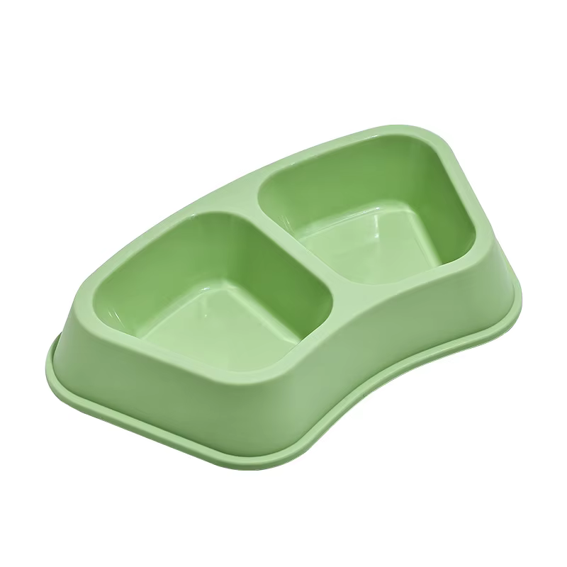 Comedero doble antiderrames para perros y gatos, acero inoxidable - imagen 3
