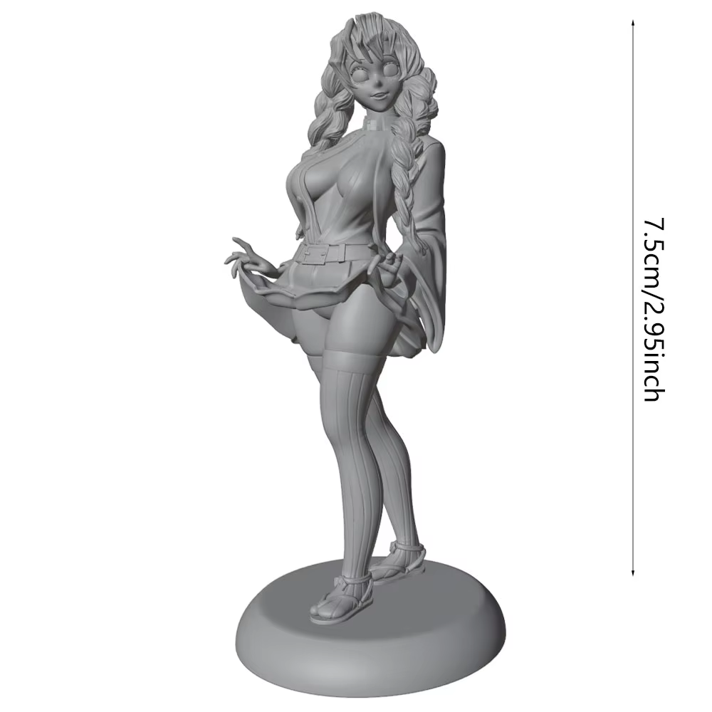 Piezas del kit de resina 75 mm para montaje