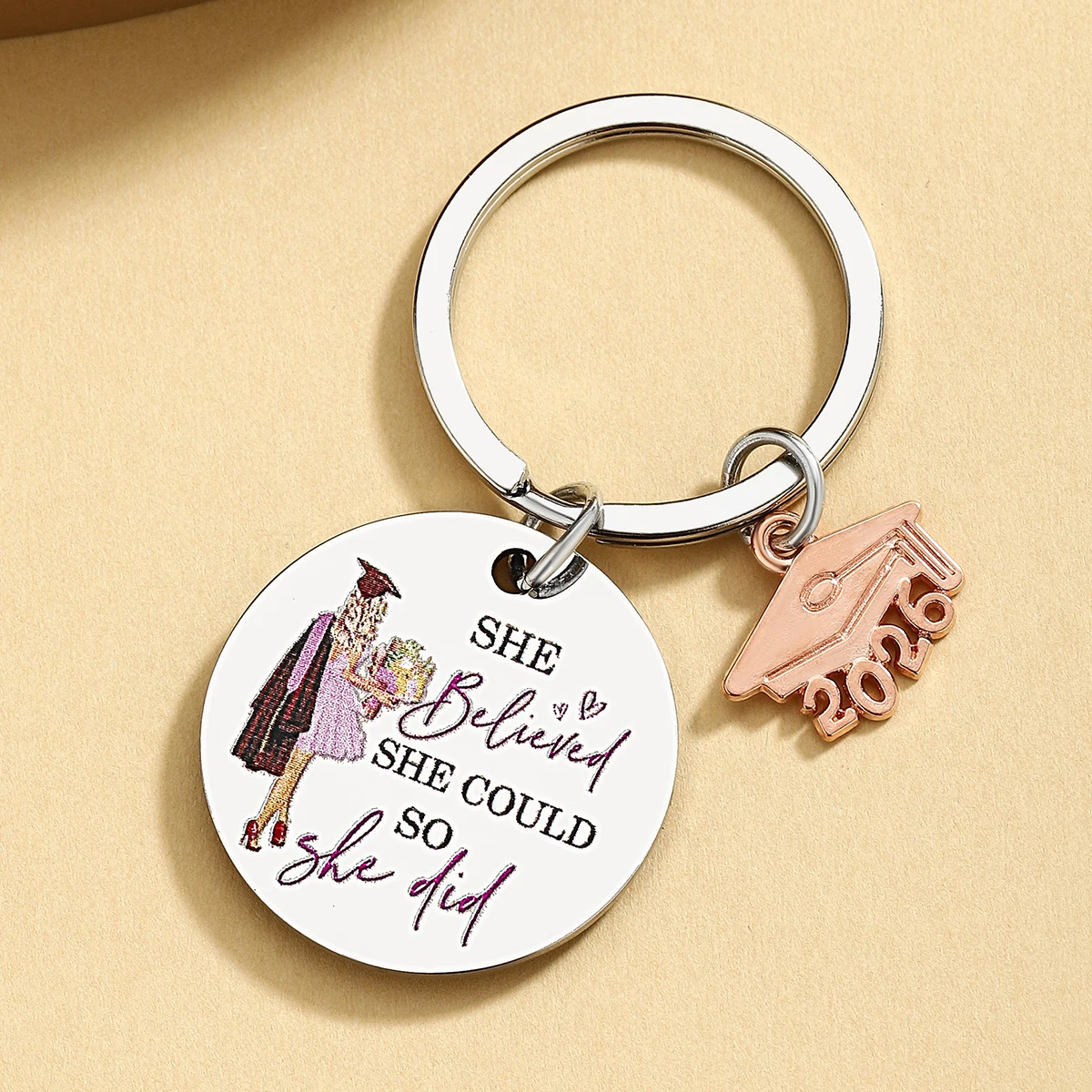 Llavero de graduación 2026 como regalo personalizado