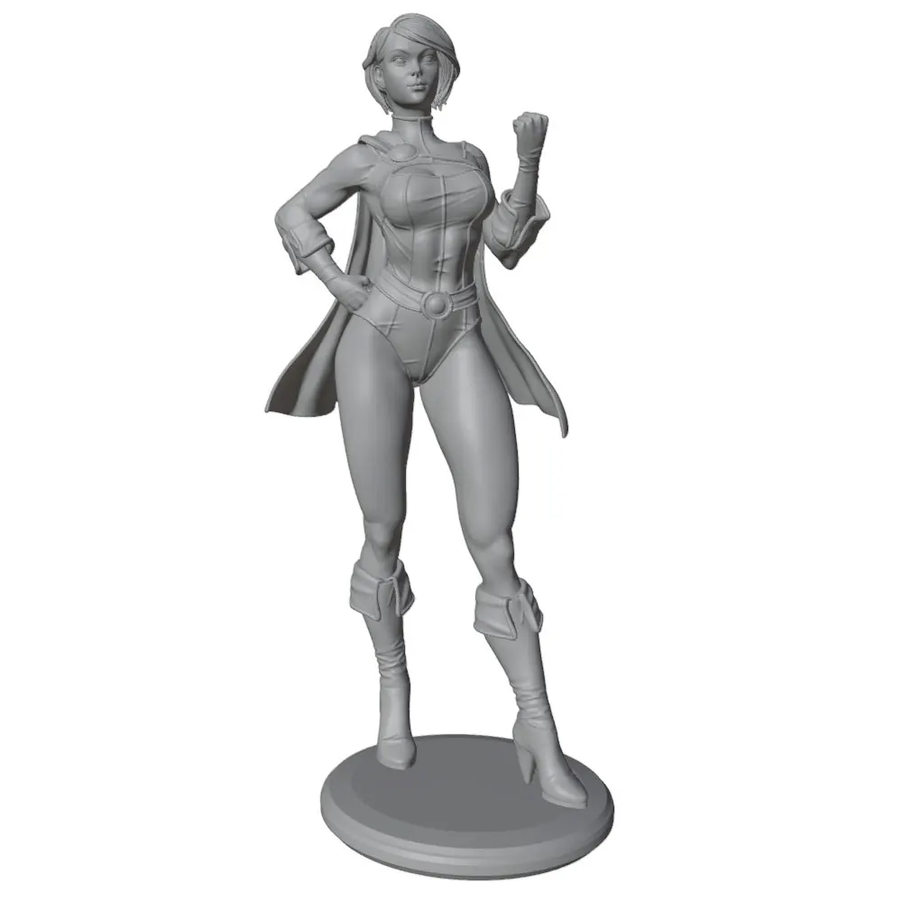 Kit miniatura modelo gris impreso en 3D para muñeca DIY sin pintar