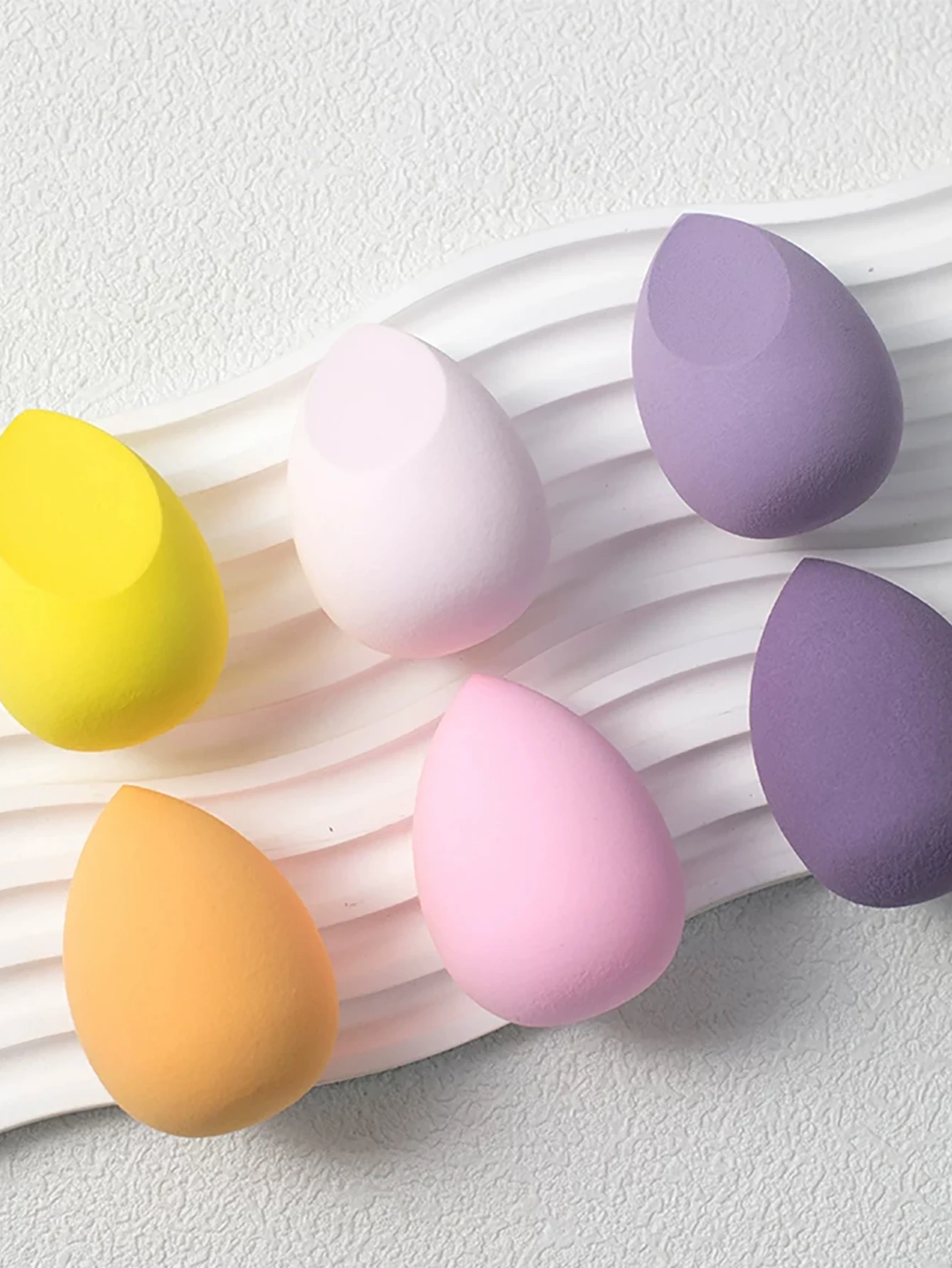 Esponjas coloridas maquillaje lágrima sin látex uso seco y húmedo - imagen 5
