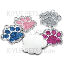 Chapa identificativa personalizada con strass para perro y gato