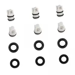 Kit válvula retención PP 18 mm para lavadora – Juego reparación sello agua y aceite