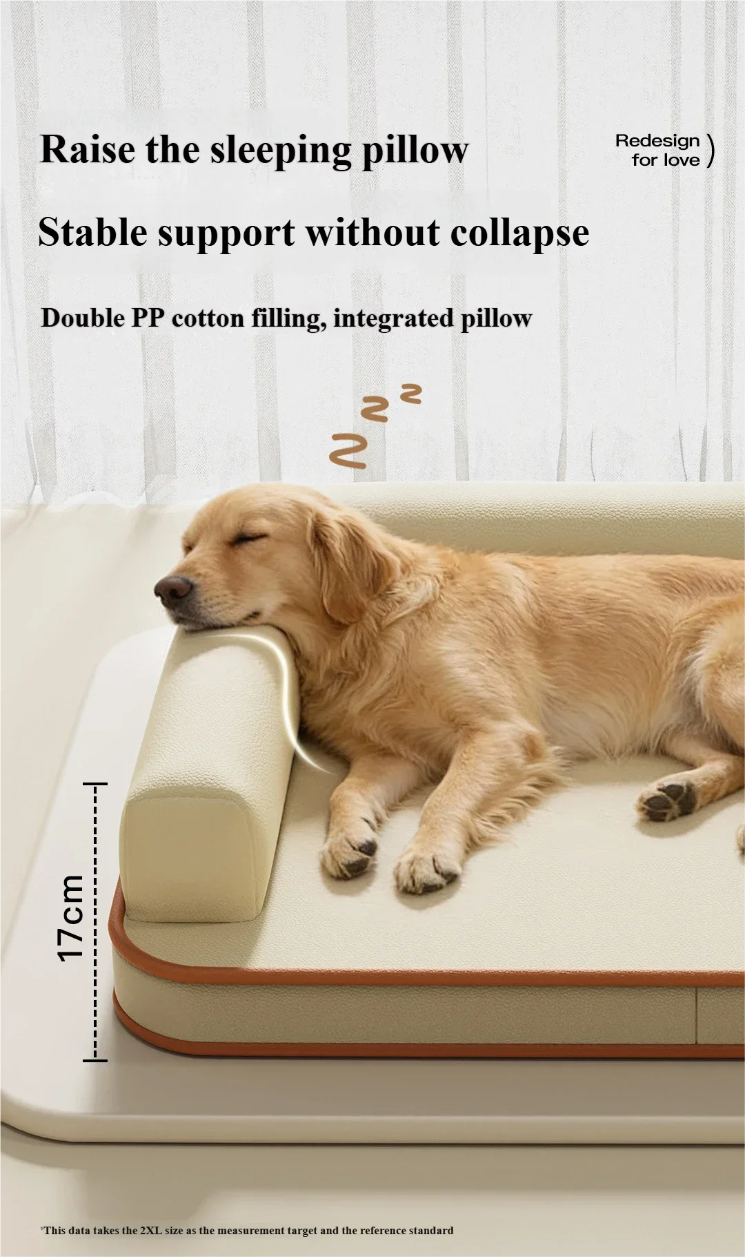 Cama para mascotas en gris claro