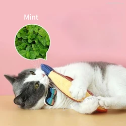Juguete para gatos con catnip, peces 3D con sonido para morder