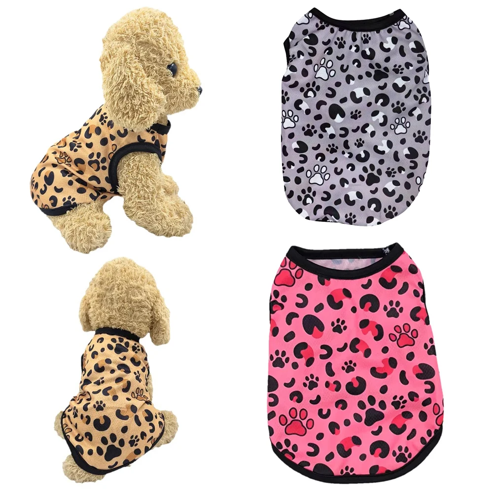 Vista lateral del chaleco leopard Holapet