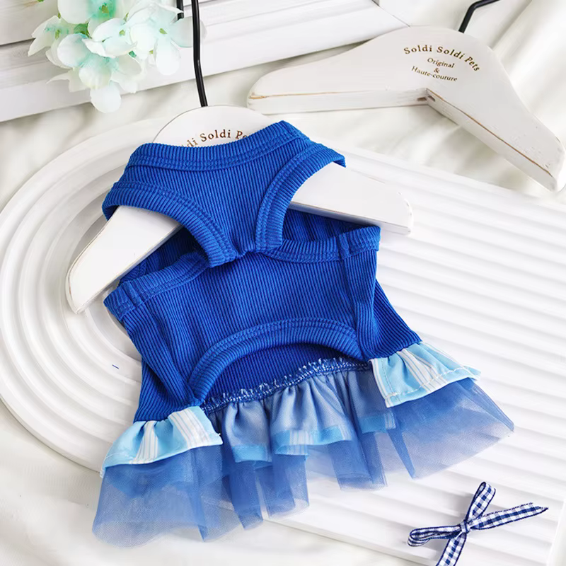 Vestido princesa de tul con aro para perros y gatos pequeños - imagen 5