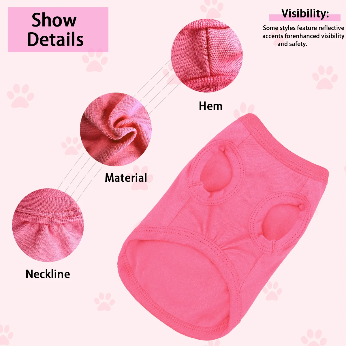 Chaleco verano para cachorros vista frontal