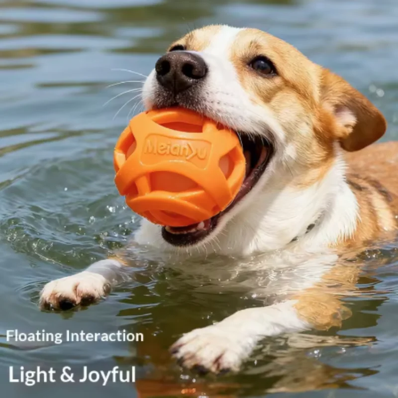 Pelota juguete elástica para perros, morder y limpiar dientes - imagen 5