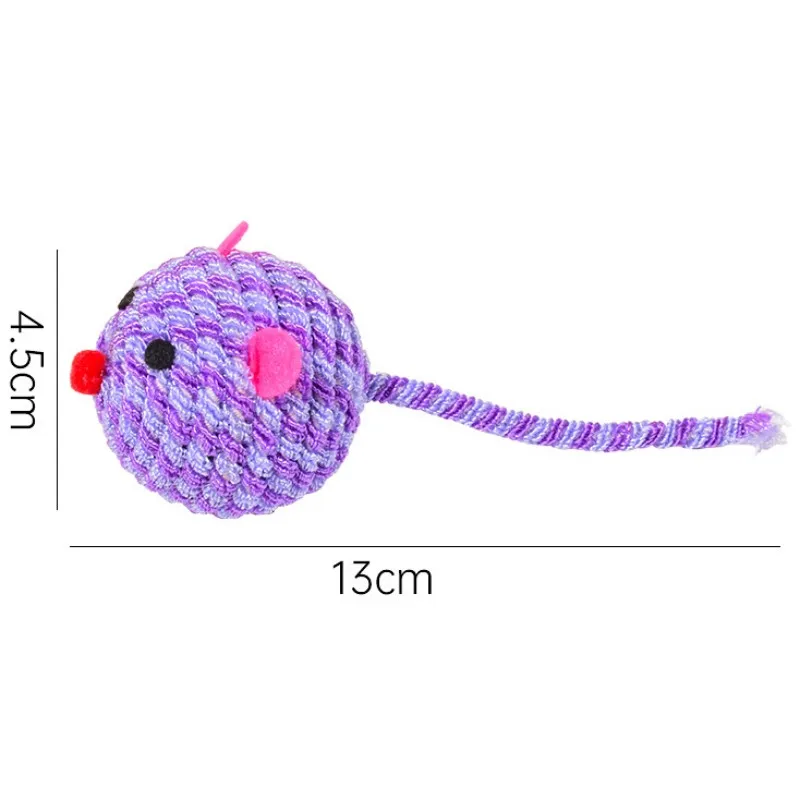 Juguete interactivo con cuerda para gato varios colores