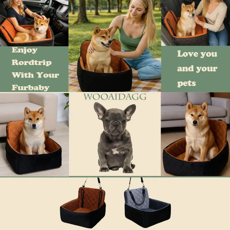 Cama de lujo para perros vista lateral