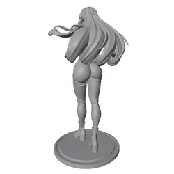 Kit Figura Resina 1/24 Impresa en 3D – Modelo Mujer DIY sin Montar 75mm