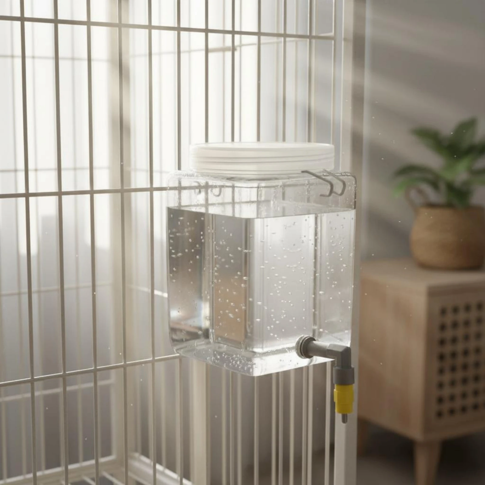 Bebedero para pájaros con boquilla angulada, fácil de limpiar - imagen 2