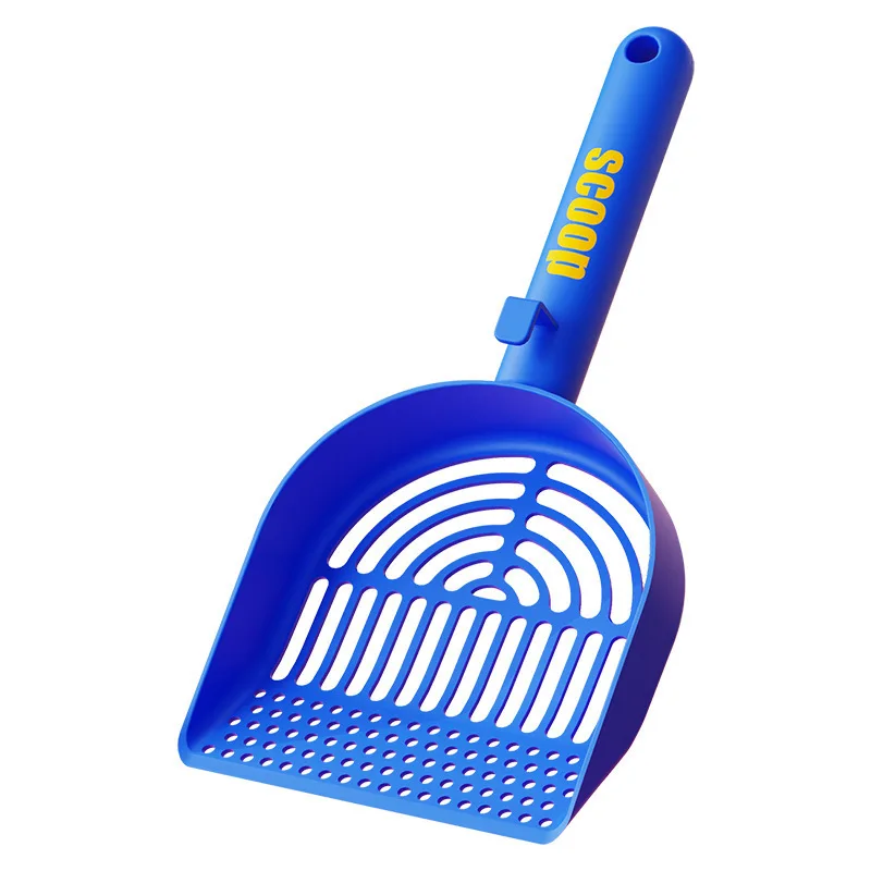 Pala grande de plástico para limpiar excrementos de gato, base antiadherente - imagen 4