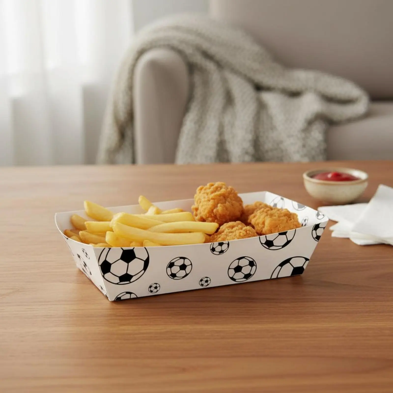 Recipientes para aperitivos barco, montaje fácil, temática deportiva - imagen 4