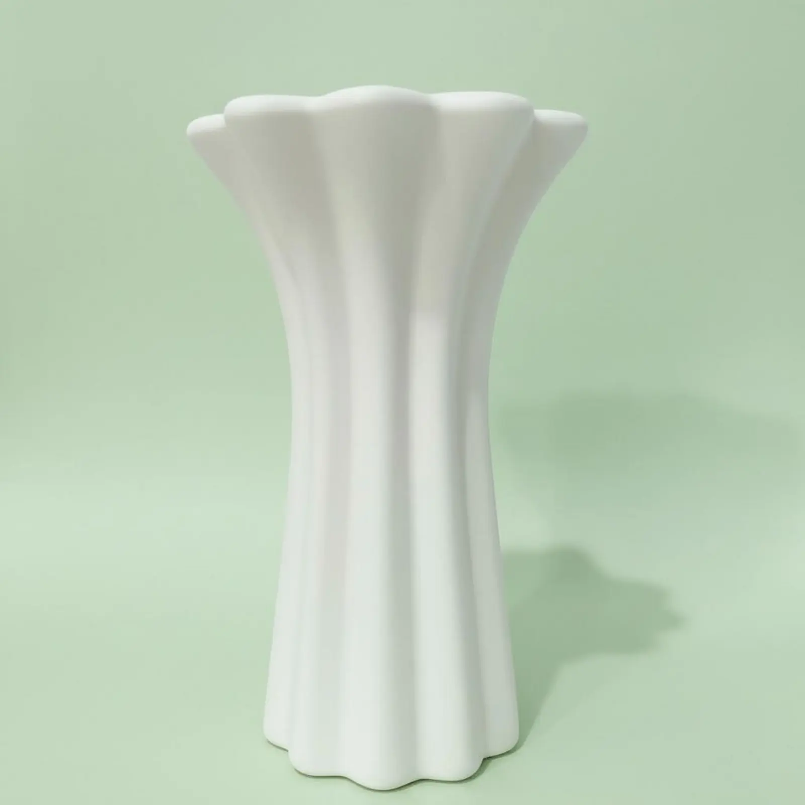 Jarrón decorativo para flores diseño nórdico resistente de cerámica imitación - imagen 2