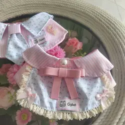 Pañuelo Triangular para Gatos y Perros Pequeños – Paño Antisaliva y Lazo para Fotos