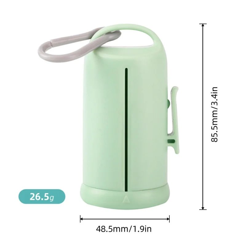 Dispensador retráctil de bolsas para excrementos de perro con palanca - imagen 2