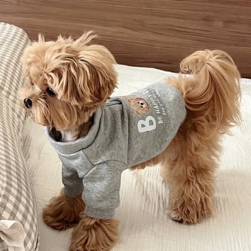 Sudadera con osos para perros y gatos – ropa de otoño - imagen 5