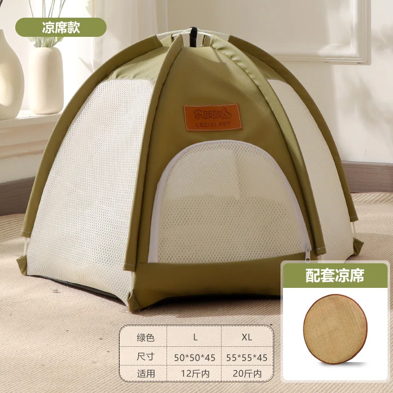Casa para gatos tienda de campaña impermeable con protección solar - imagen 5