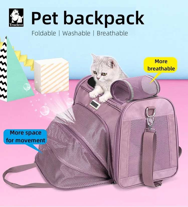 Bolsa para mascotas vista frontal