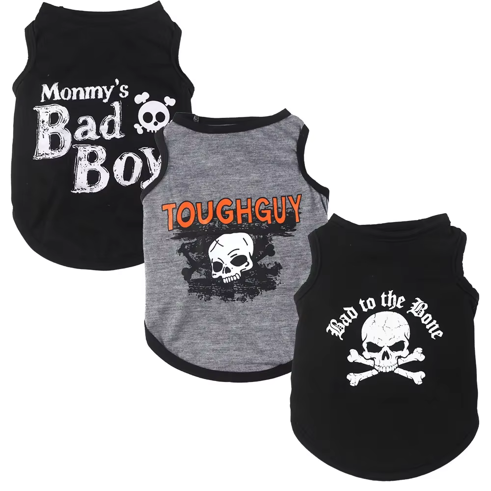 Camiseta de verano para gatos y perros pequeños