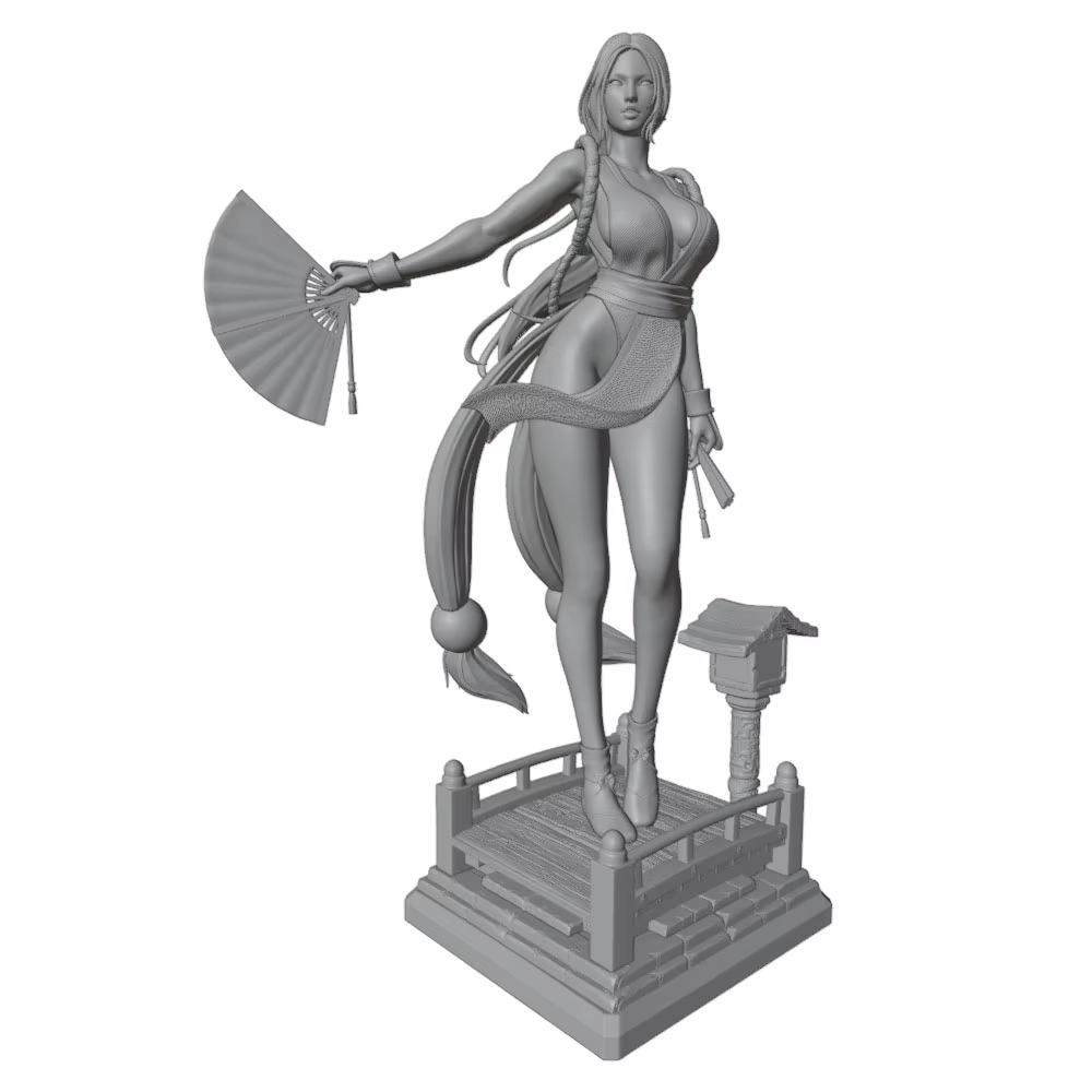 Kit figura resina chica 1/24 75mm GK sin montar ni pintar