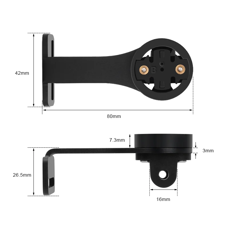Bases de soporte compatibles con Garmin, Bryton y Cateye