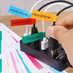Etiquetas Autoadhesivas e Impermeables para Marcar y Organizar Cables