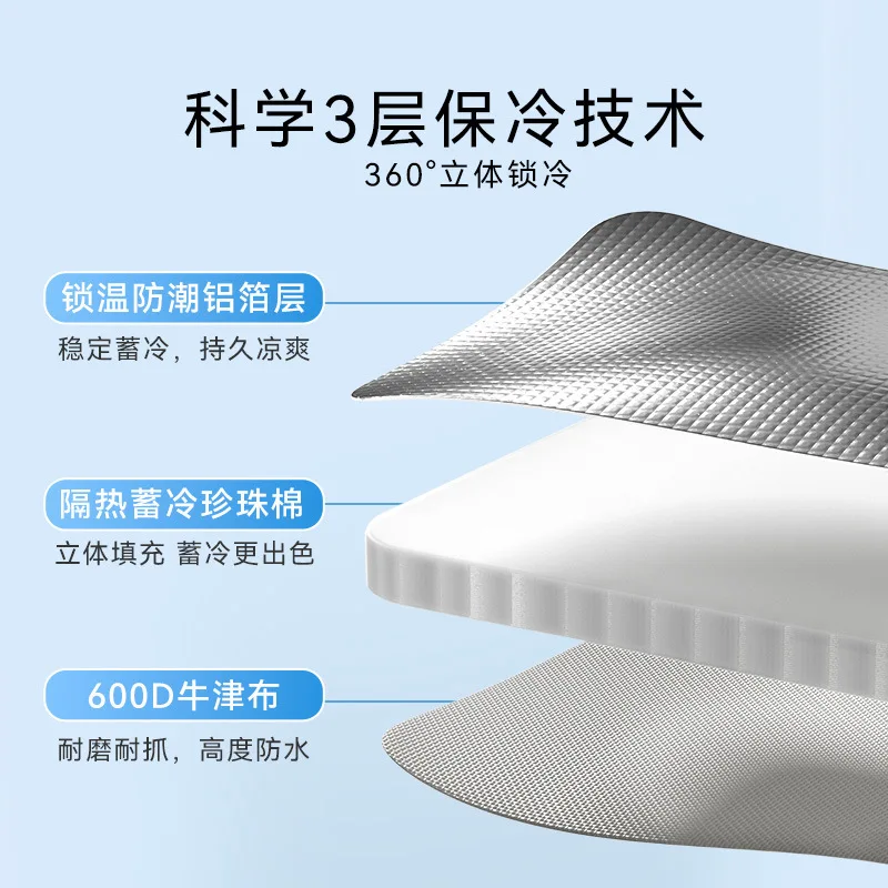 Detalle del gel refrescante en primer plano