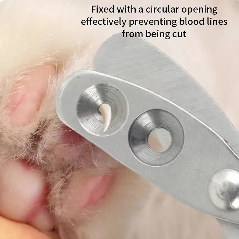 Cortauñas profesionales para uñas de gato y perro con orificio - imagen 3