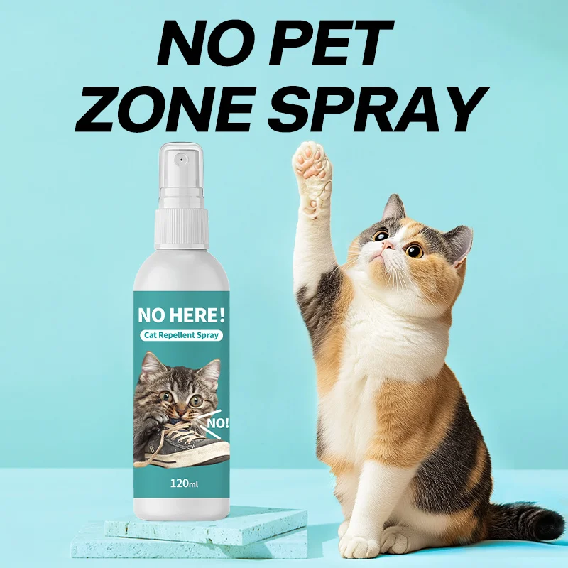 Spray de zona exclusión para mascotas booteely en envase