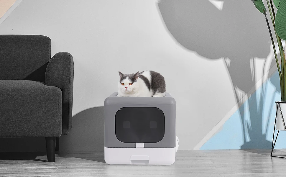 Bandeja sanitaria plegable para gatos