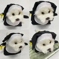 Disfraz de Monja para Perro - Traje Completo para Halloween